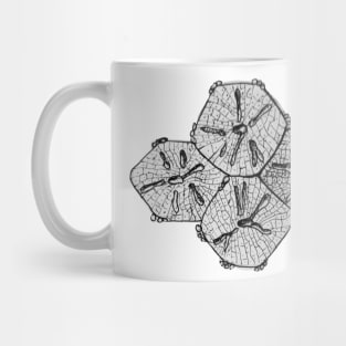 Hepatocyte Pen and Ink Drawing Mug